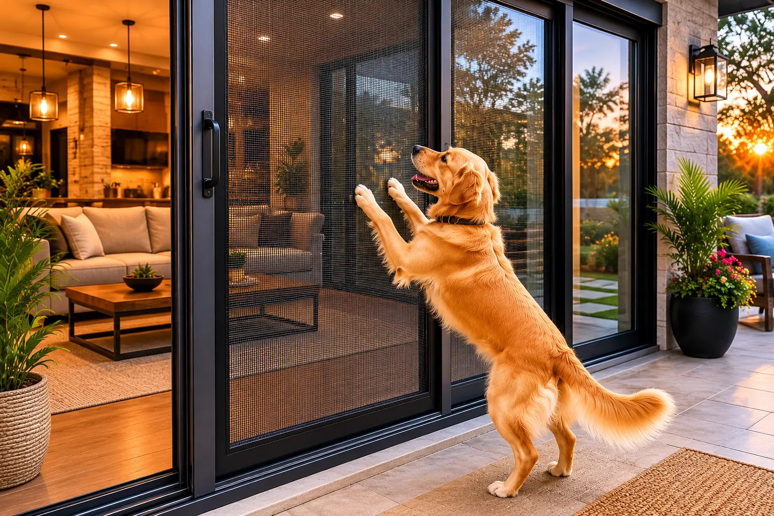 Pet Resistant Door Screens