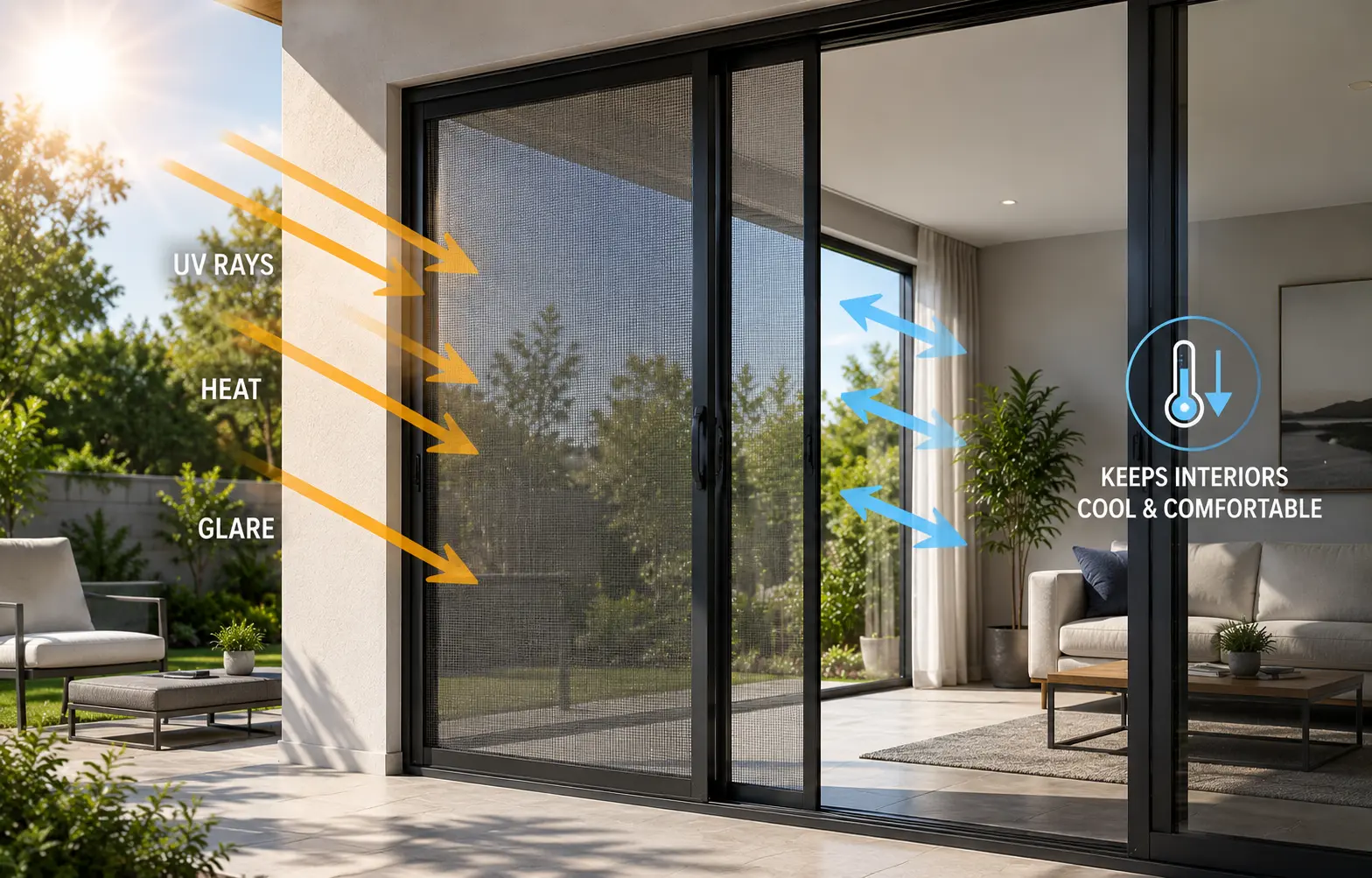 UV & Heat Reducing Window and Door Screens