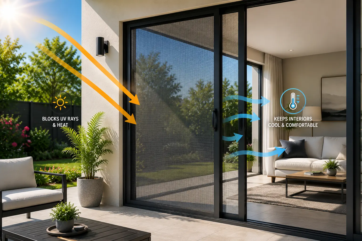 UV & Heat Reducing Window and Door Screens