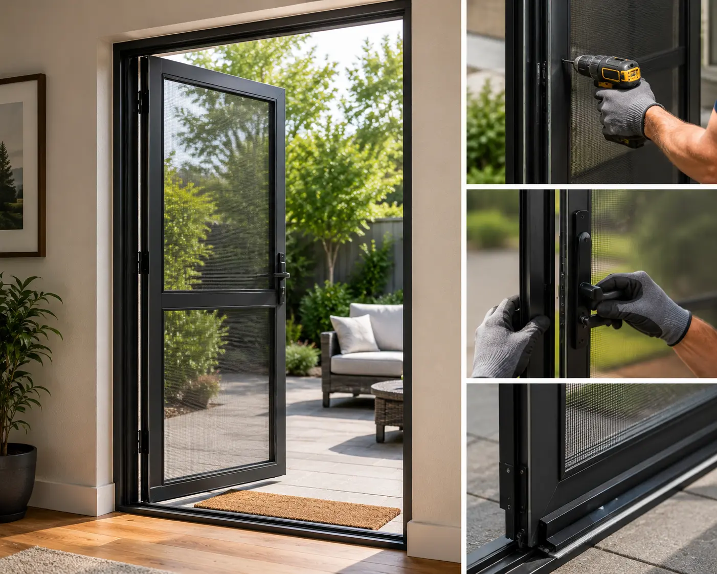 Sliding Door Screen Replacement & Repair