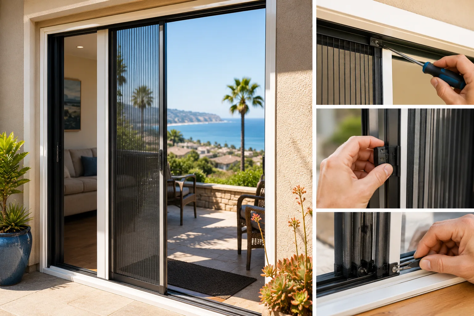 Retractable Screen Door Repairs San Diego County
