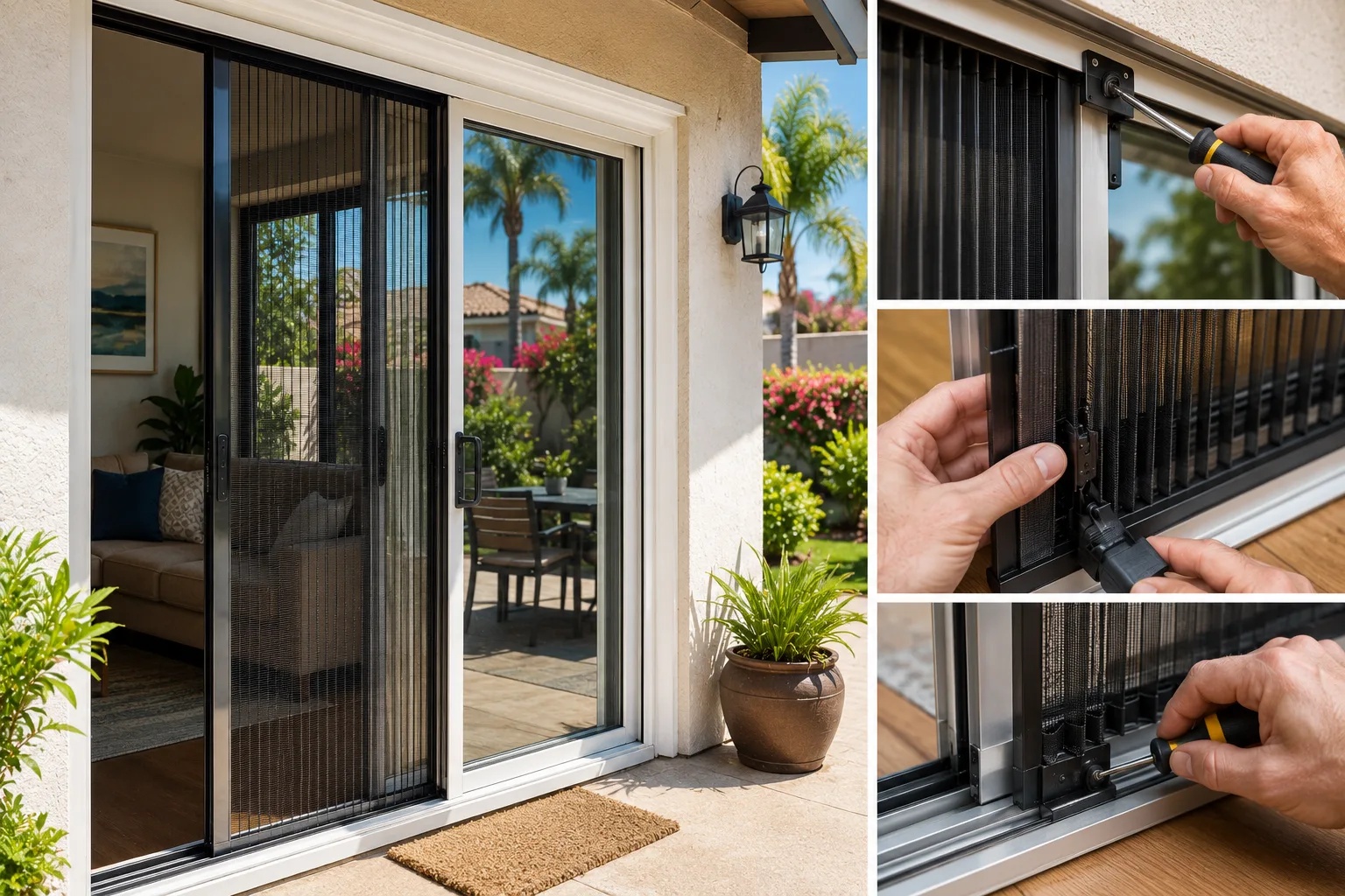 Retractable Screen Door Repairs San Diego County