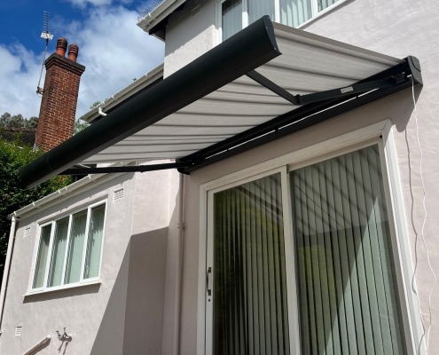 Residential Awning Installation for a Cooler National City Home