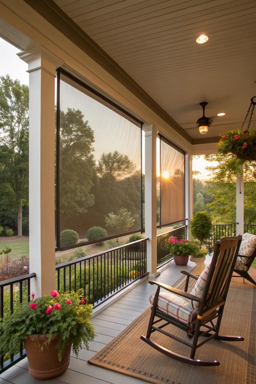 Retractable Porch Screens in Vista for a More Enjoyable Porch
